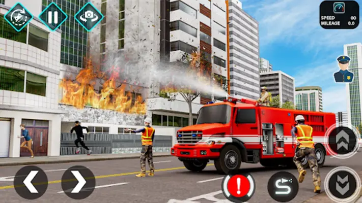 City Fire Truck Rescue android App screenshot 0