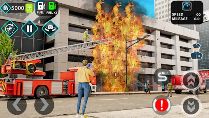 City Fire Truck Rescue android App screenshot 3